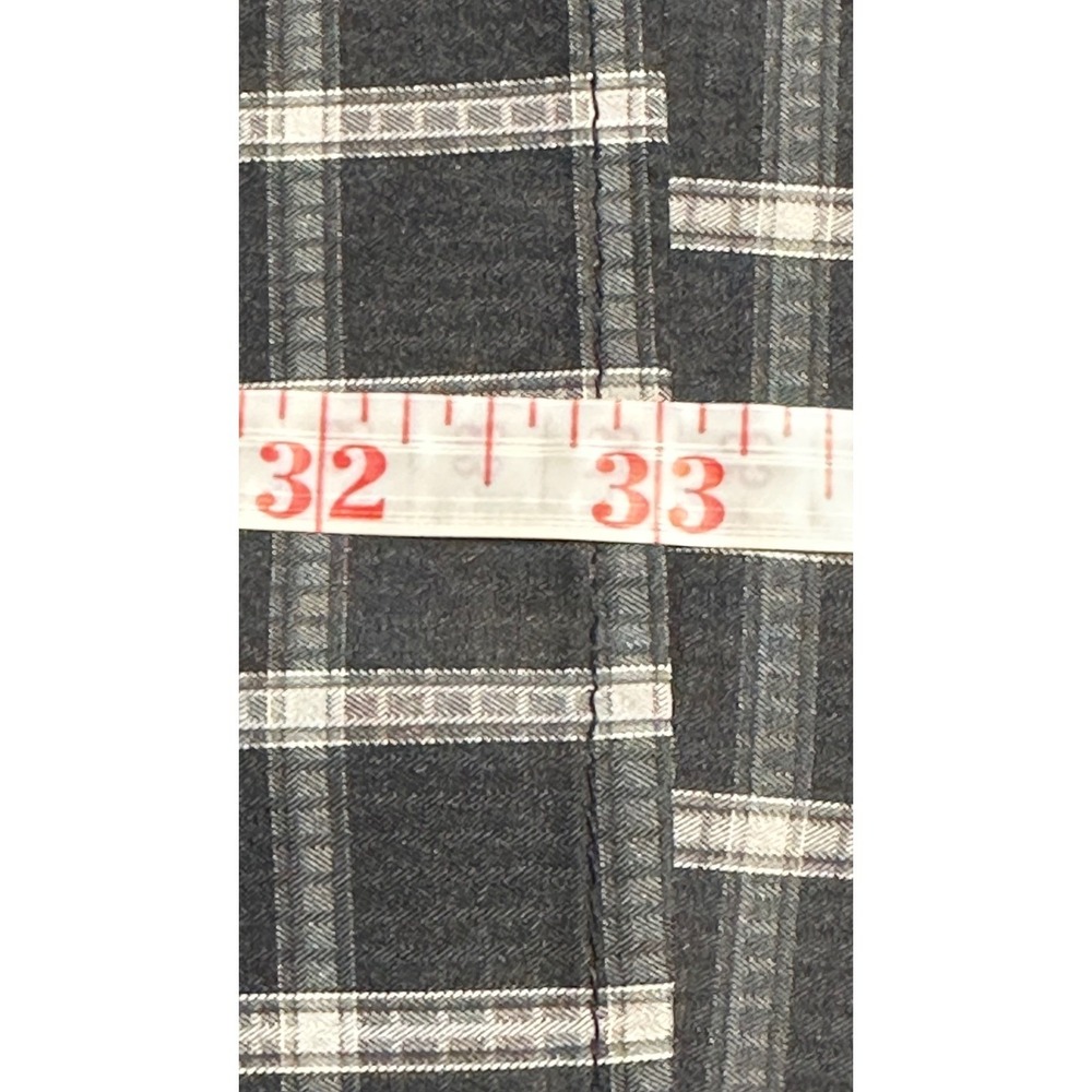 Columbia 4X Black Plaid Button Down Long Sleeve Fishing Shirt - Picture 7 of 7